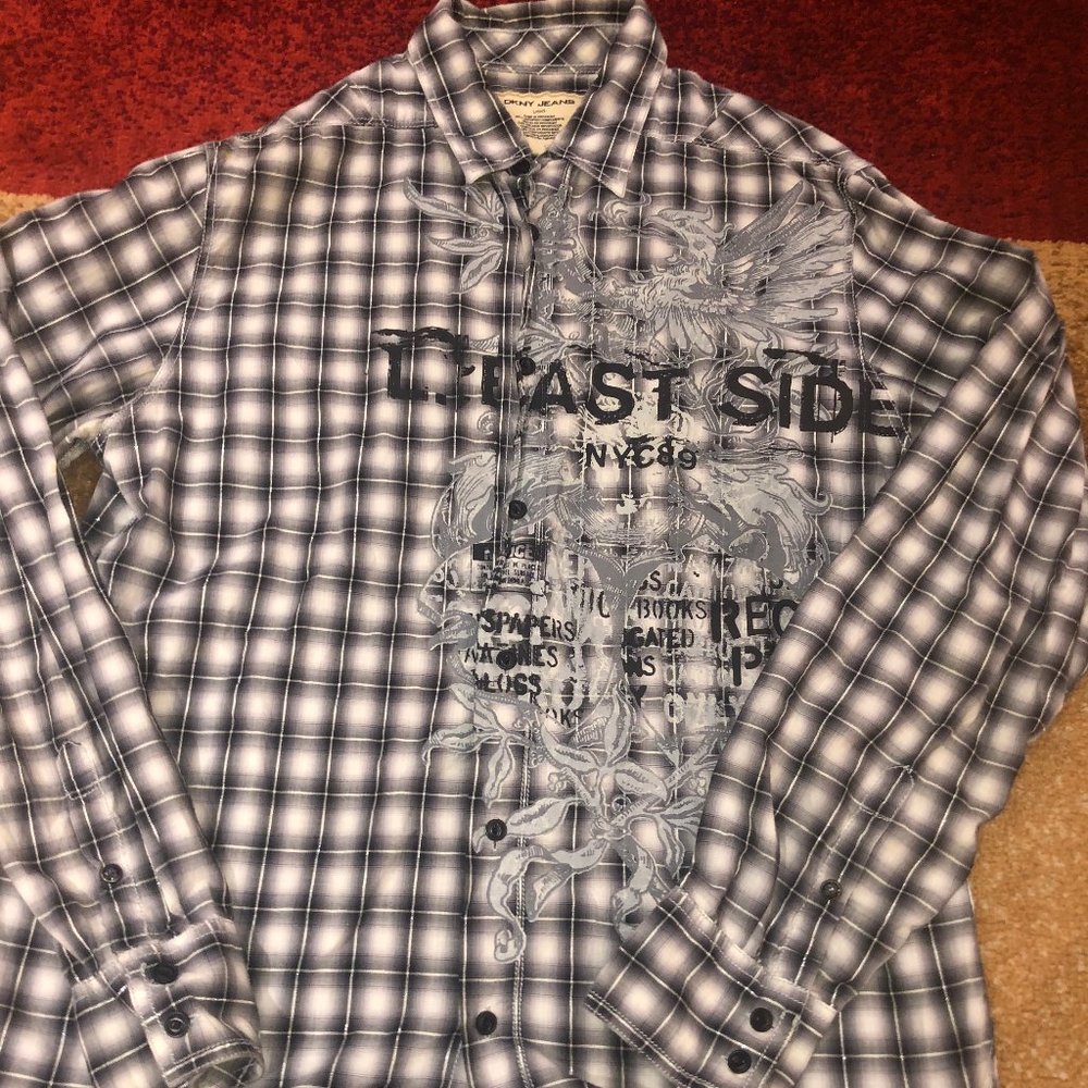 DKNY Jeans Mens Dress shirt